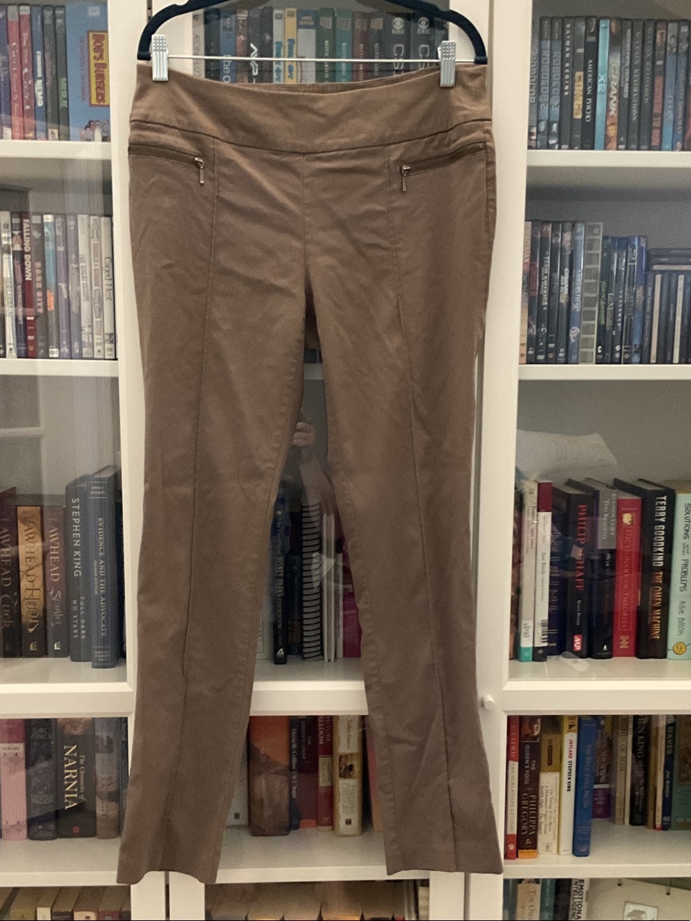 Chico's GUC Tan Stretch Straight Pants Size 1.5